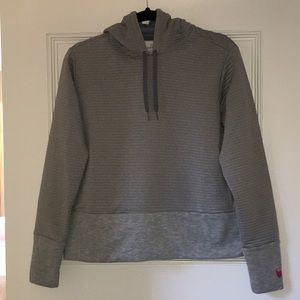 Gray Nike Dry Fit hooded sweatshirt